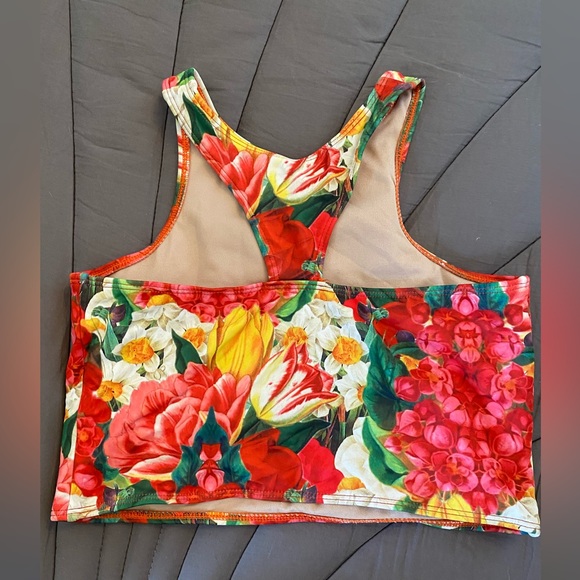 Kortni Jeane swim top girls 12/13 floral - Picture 2 of 3